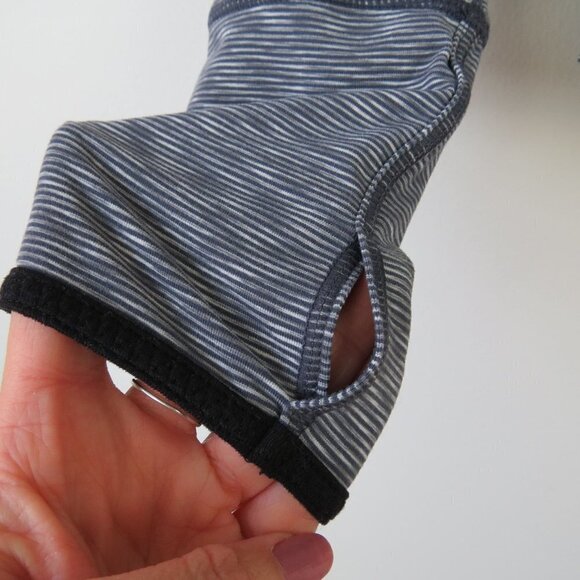 ZELLA Women's Gray-Blue Space Dyed 1/4 Zip Long Sleeve Running Top M - Picture 6 of 9